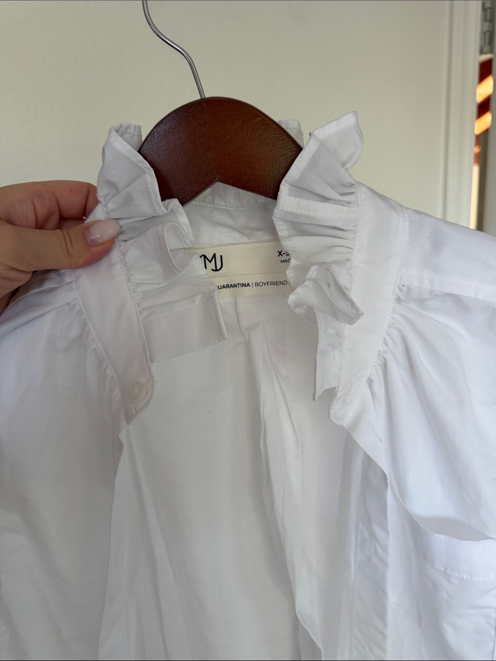 KMJ - Quarantina Top - Size XS- White - Picture 8 of 11